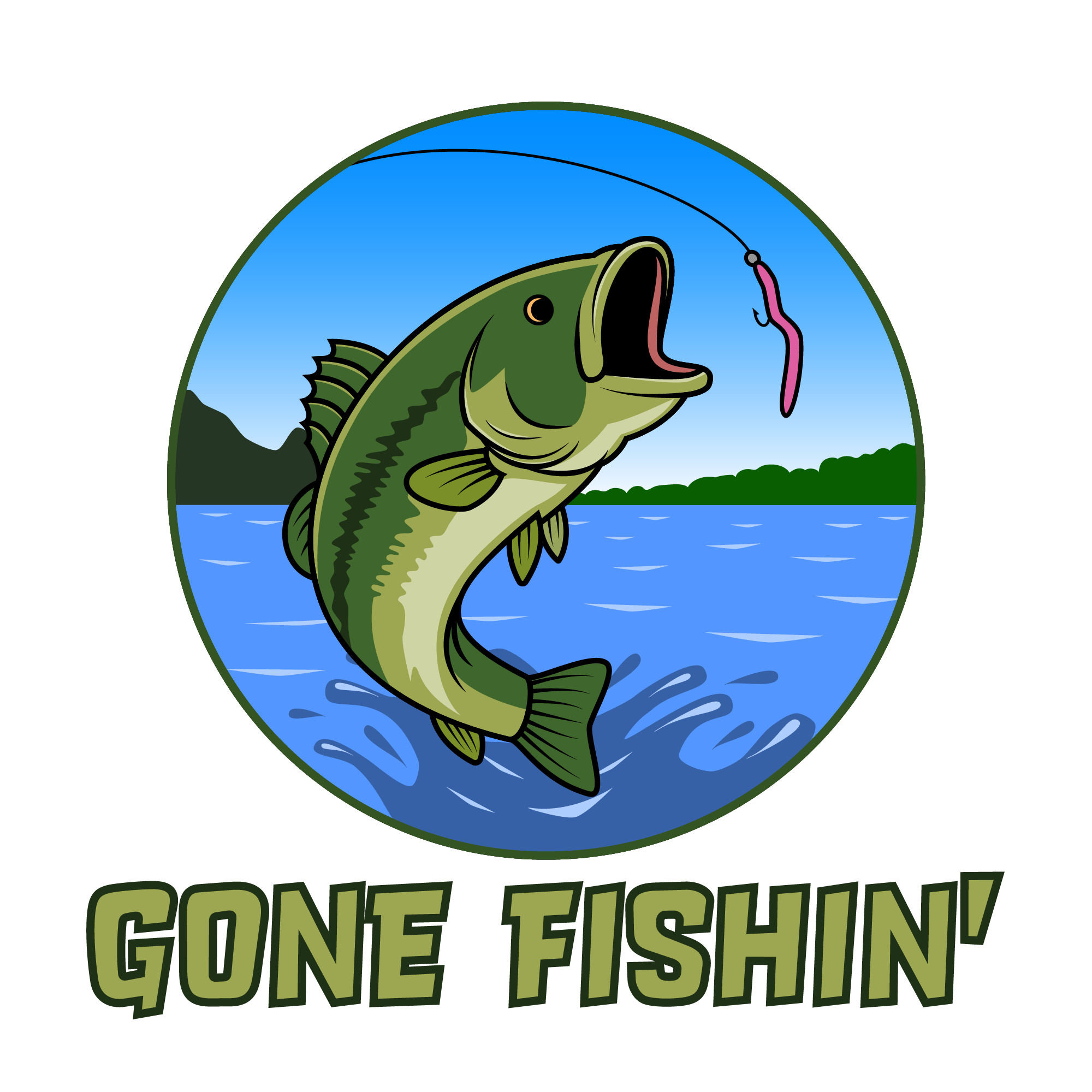 Gone Fishing Logo